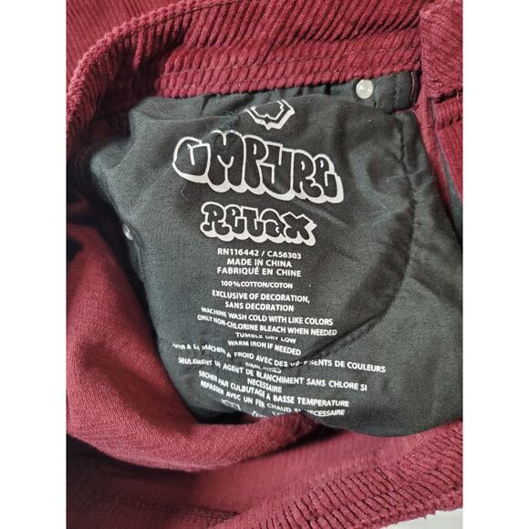 Empyre Mens 30 Corduroy Pants Skater Baggy Casual Relaxed Streetwear VTG - Picture 5 of 9